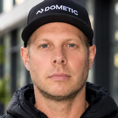 Portrait of Spencer Welch from the Dometic MPS team at Dometic E-Commerce